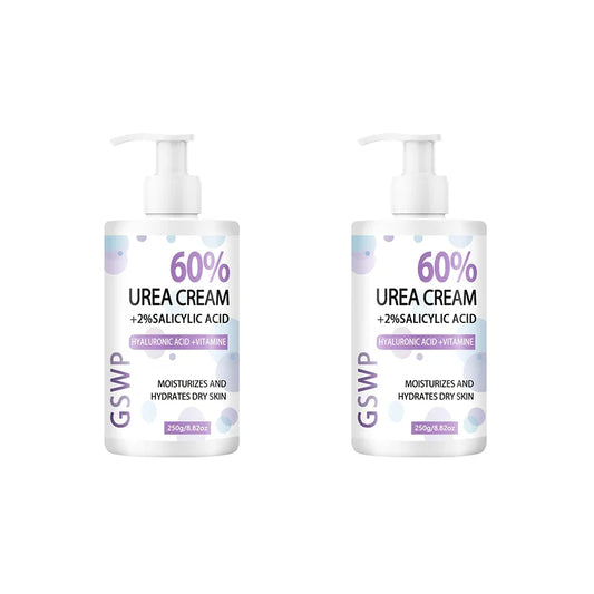 GSWP 60% Urea Moisturising Hand and Foot Cream, Containing Salicylic Acid, Protects and Nourishes Hands and Feet. 250g/500g