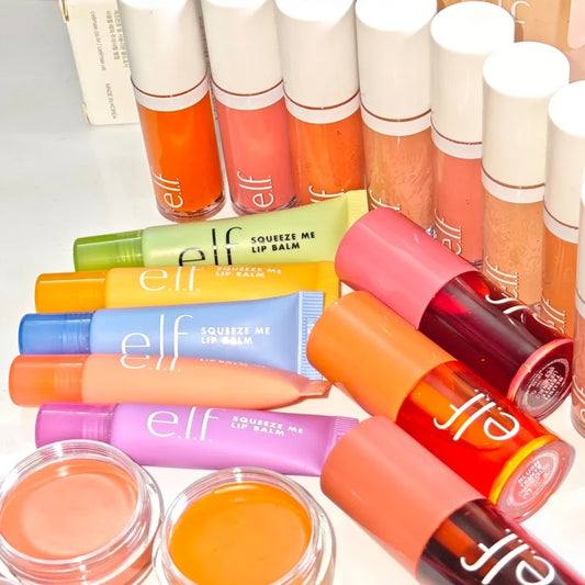 Elf Moisturizing Fruit Gloss Lip Balm Long-lasting Nourish Lips Stratum Corneum Lipstick New Lip and Cheek Liquid Blush Makeup