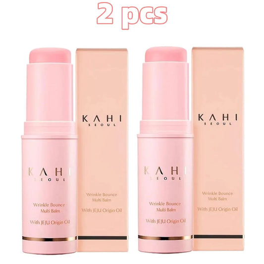 KAHI Korean Original Wrinkle Bounce Multi Balm PDRN Collagen Cream Pink Stick Smoothing Fine Line Wrinkle Lasting Moisturizing