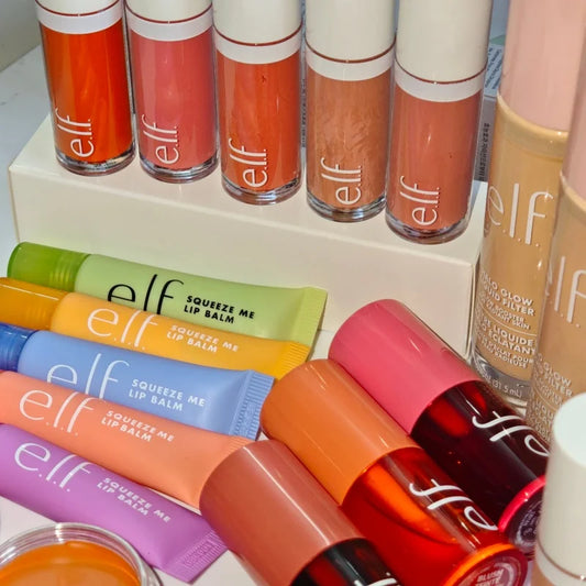 Elf Moisturizing Fruit Gloss Lip Balm Long-lasting Nourish Lips Stratum Corneum Lipstick New Lip and Cheek Liquid Blush Makeup
