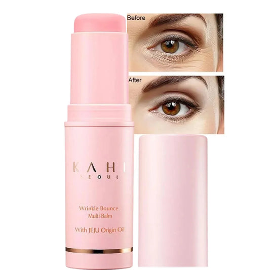 KAHI Korean Original Wrinkle Bounce Multi Balm PDRN Collagen Cream Pink Stick Smoothing Fine Line Wrinkle Lasting Moisturizing